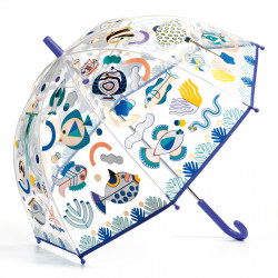 Parapluie motifs poissons pour enfant Djeco-detail