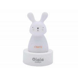 Veilleuse en forme lapin nommé Charly de Olala Boutique-detail