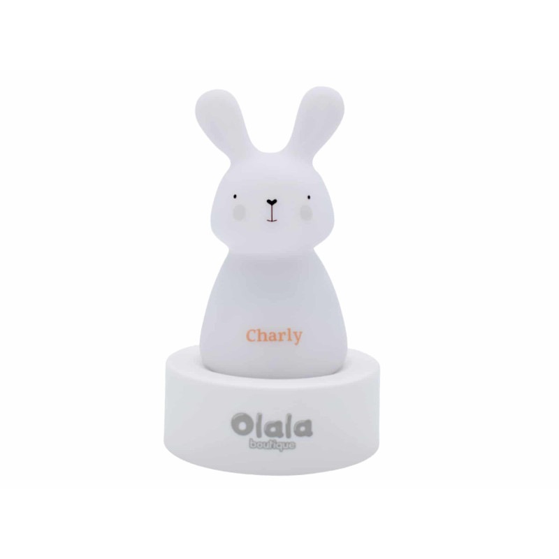 Veilleuse en forme lapin nommé Charly de Olala Boutique