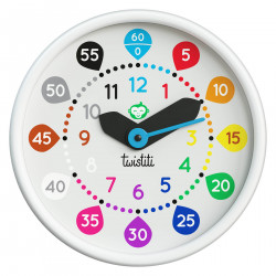 Horloge colorée avec chiffres Twistiti-detail