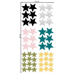 Stickers murale étoiles-detail