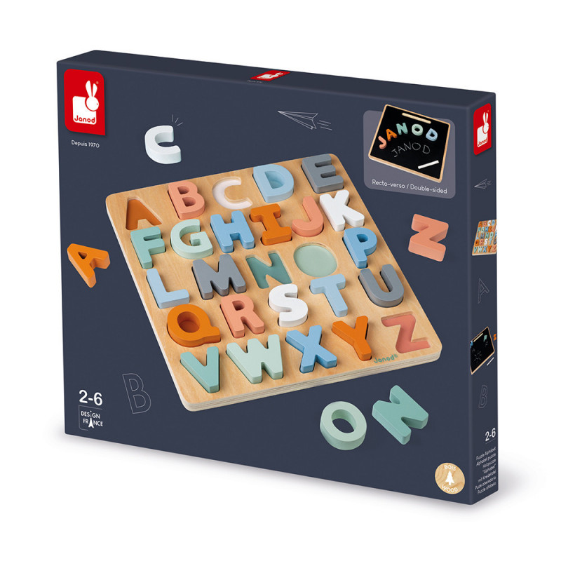 Puzzle alphabet en bois - janod