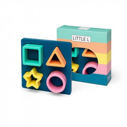 Puzzle géométrique en silicone - Little L-detail