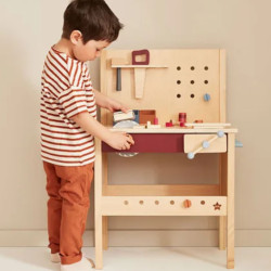 Kid's concept - établi en bois-detail