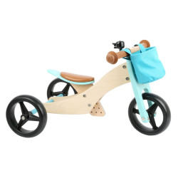 Draisienne tricycle 2 en 1 turquoise Small Foot-detail