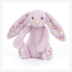 Peluche lapin blossom, mauve, taille small - Jellycat-detail