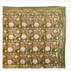 Petit foulard manika "soleil" tilleul - Apaches Collections-detail