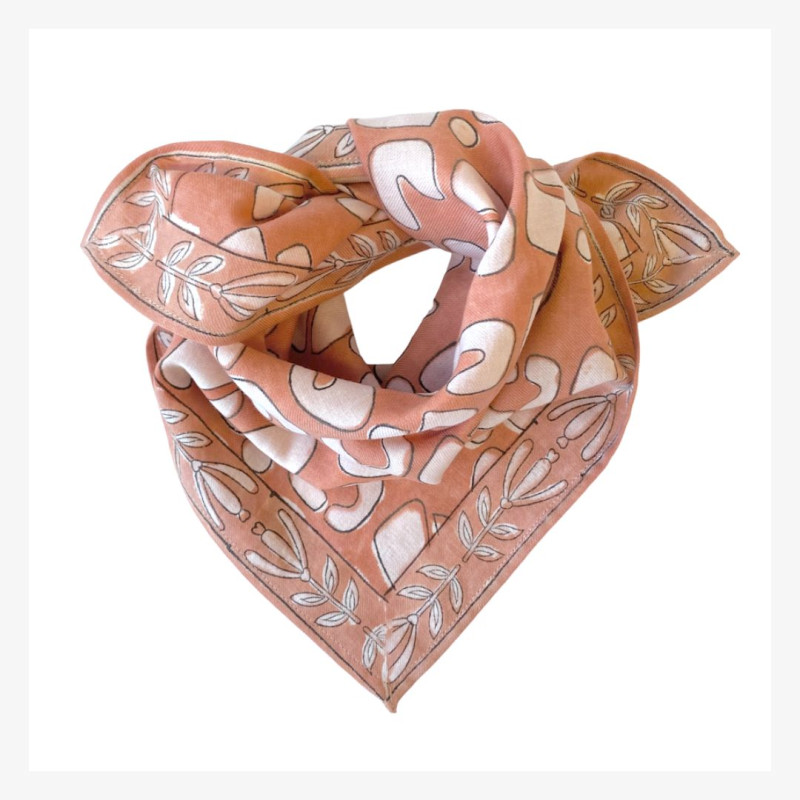 Petit foulard Manika, collection Artistic, modèle Melba - Apaches Collections