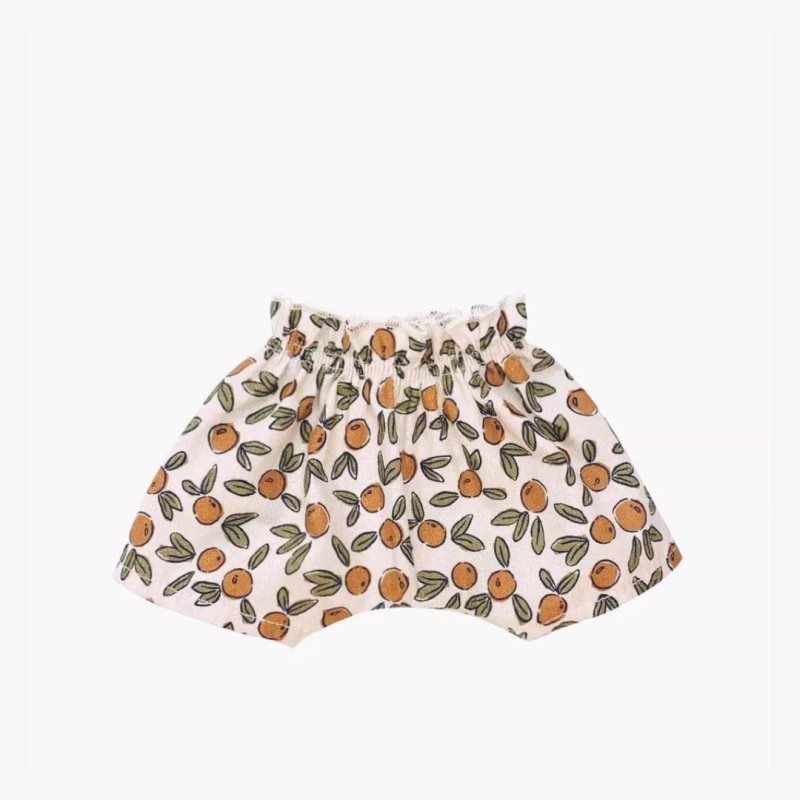 Short pour poupées, motif fleurs d'oranger - Minikane