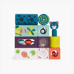 Cubes d'activités, collection "Dans la jungle" de la marque Moulin Roty-detail