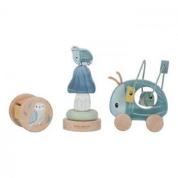 coffret de 3 jouets en bois forest friends de la marque little dutch-detail